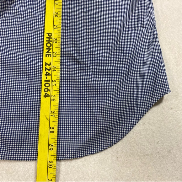 Levi’s Pearl Snap Gingham Shirt Top Woman’s size 46 Long Sleeve Shirt… - Picture 7 of 11